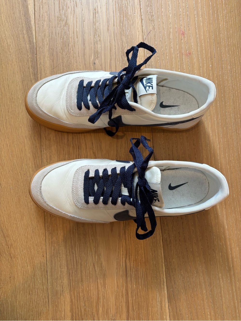 Men’s Nike Killshot shoes, Sail/Gum Yellow/Midnight Navy, 9.5 - Picture 2 of 8